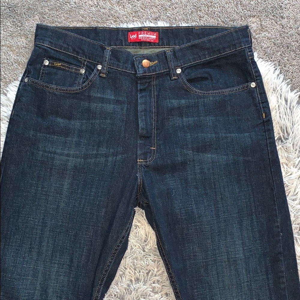 Men’s Lee dark wash jeans